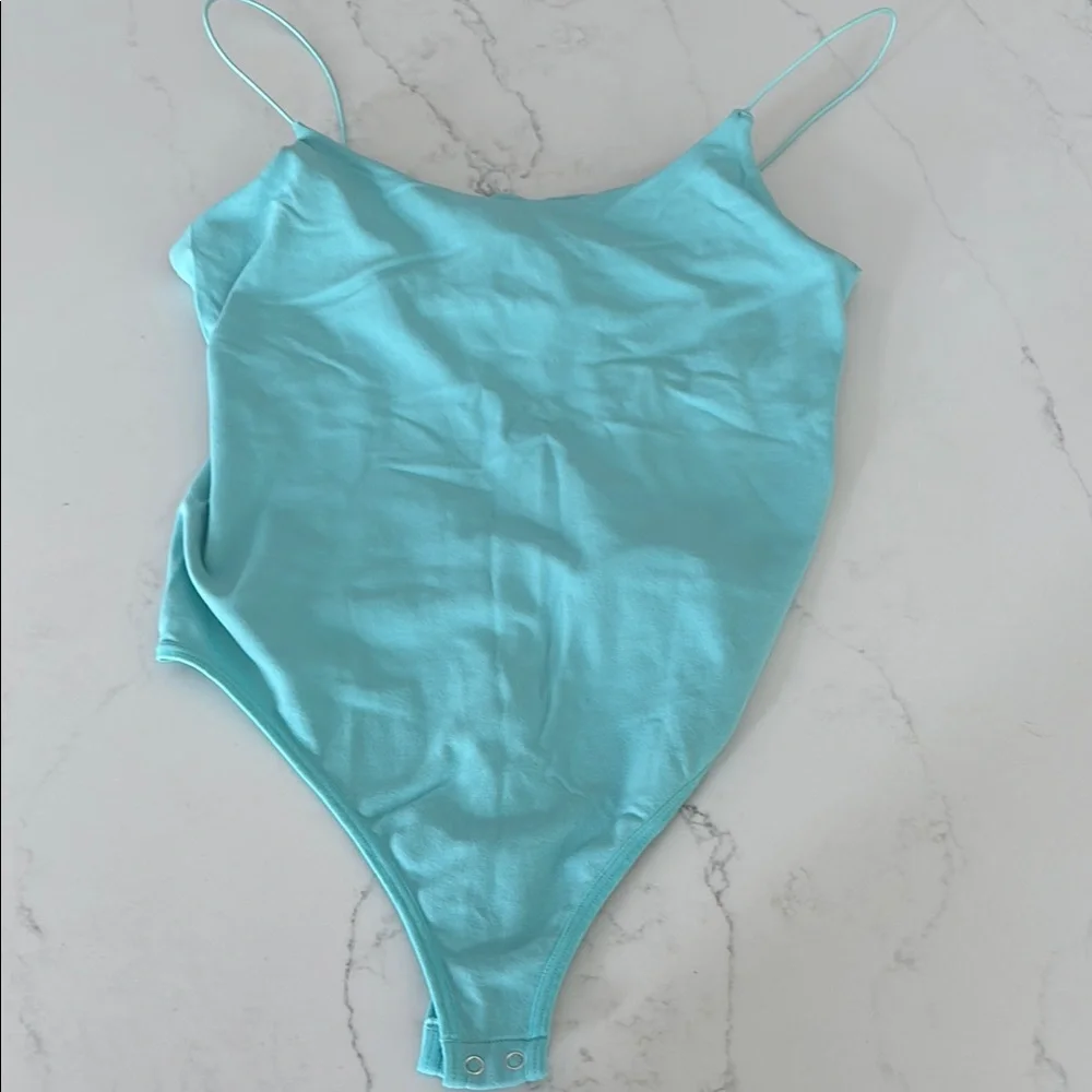 Free People Teal Bodysuit